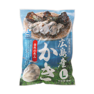 広島産 冷凍かき Lサイズ NET800g ( 牡蠣 / かき / カキ )