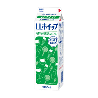 雪印メグミルク LL Whip ホイップ 40 1000ml  ( 植物性脂肪 / クリーム )