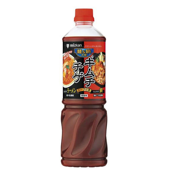 ミツカン 麺 ＆ 鍋大陸 キムチ チゲ スープの素 1270g ( 7倍希釈 / 鍋スープ )