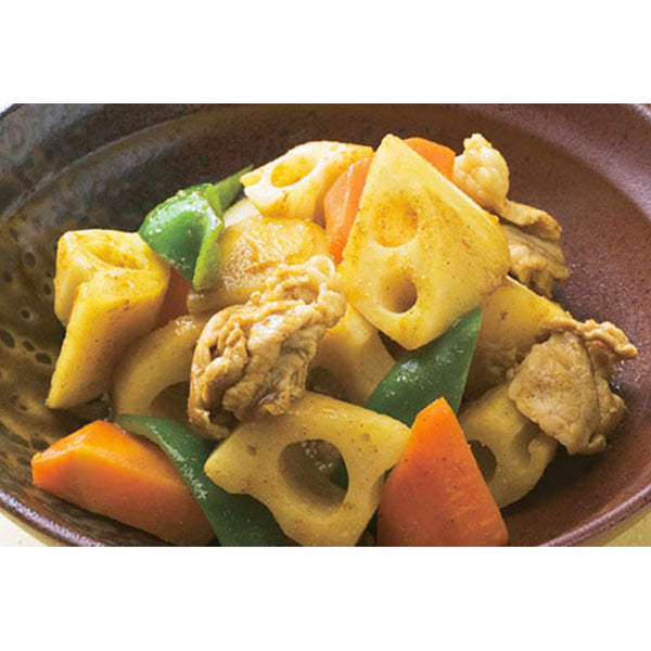 神栄 中国産 乱切り レンコン 500g ( 蓮根 / 根菜 )