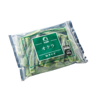 神栄 冷凍 オクラ Mサイズ 500g ( ホールタイプ / 野菜 / バラ凍結 )