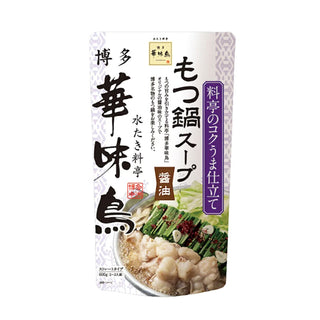 トリゼンフーズ 博多 華味鳥 もつ鍋スープ 醤油 600g ( 鍋スープ / つゆ / 出汁 )