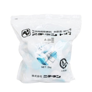 ニチネン トップ ボックスＡ アルミ付き 固形燃料 2kg ( 約 100個 / 一人鍋 )