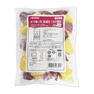 ユニフーズ さつまいも M 500g ( サツマイモ / 紅あずま / バラ凍結 / 乱切り / 皮付き )