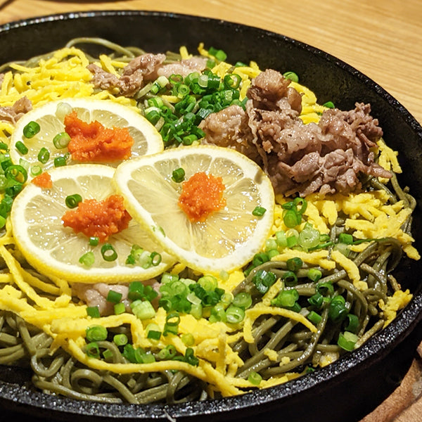 ゆで置き用茶そば 安里の郷  400g ( 乾麺 / 茶そば / 蕎麦 / 抹茶 )