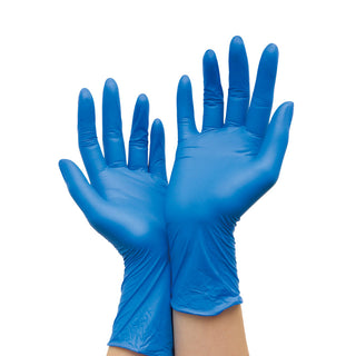 ニトリル ゴム手袋 青色 Sサイズ ( 100枚入り / 青色 / ブルー / 手袋 )