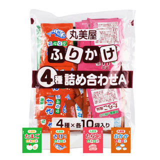 丸美屋 ふりかけ 4種 詰合せ 2.5g×40袋 ( たまご ・ さけ ・ おかか ・ たらこ / 小袋 / お弁当 )