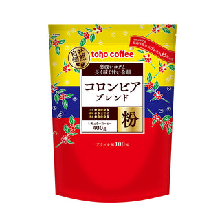toho coffee コロンビア ブレンド 粉 400g ( コーヒー / 珈琲 )