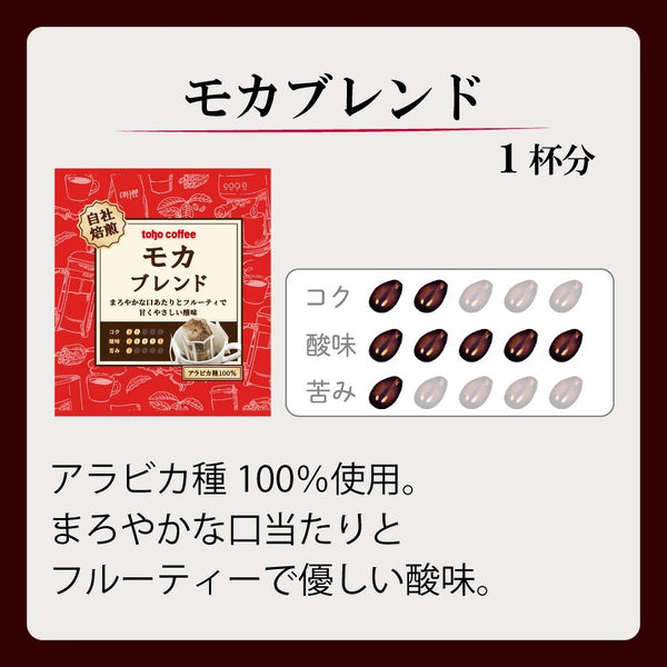 toho coffee ドリップカフェ モカ ブレンド 1個 ( コーヒー / 珈琲 )