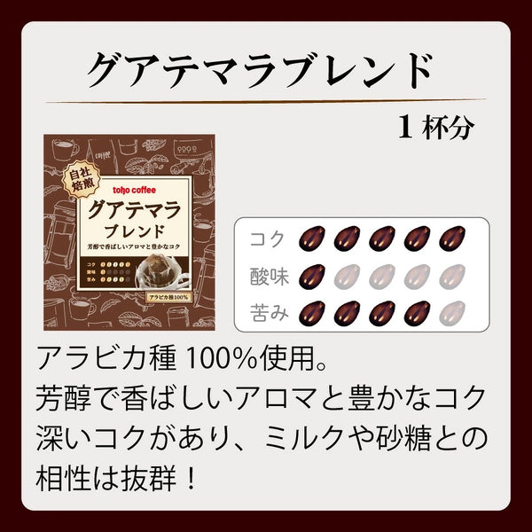 toho coffee ドリップカフェ グアテマラ ブレンド 1個 ( コーヒー / 珈琲 )