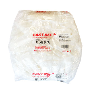 EASTBEE 紙 おしぼり 100枚 ( 丸 / お手拭き / ウェットティッシュ )