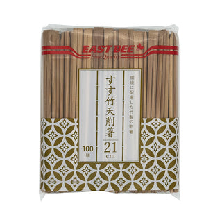 EASTBEE すす竹 天削箸 100本 ( 21cm / 割り箸 / 箸 )