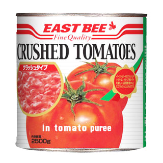 EASTBEE クラッシュド トマト 2550g ( 固形量 1530g / 1号缶 )