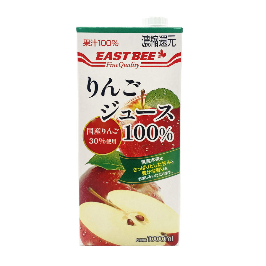 EASTBEE りんご ジュース 1L ( 100％ / アップル ) [ 4984183061217