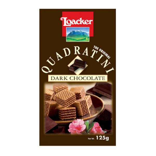 ロアカー クワドラティーニ ダーク チョコ 125g ( ウエハース / チョコレート )