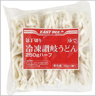 EAST BEE 包丁切り冷凍讃岐うどん（ハーフ）250g/5