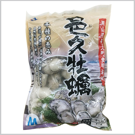 ノースイ 冷凍 邑久カキIQF Mサイズ 1kg  ( 牡蠣 / かき / バラ凍結 )