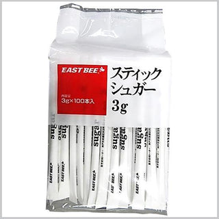 EAST BEE スティックシュガー 3g×100本 ( コーヒー / 珈琲 / 砂糖 )