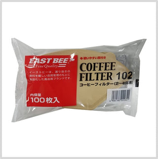 EAST BEE コーヒーフィルター102 100枚 ( 2～4杯用 / 珈琲 / coffee )