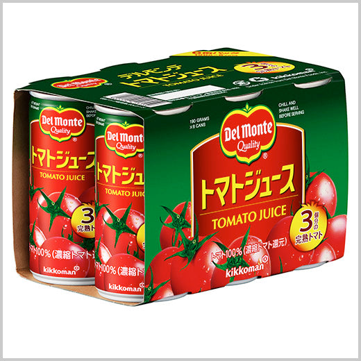 デルモンテ トマトジュース 190g×6本