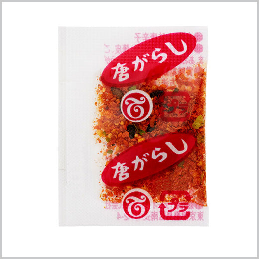 テーオー食品 七味唐辛子 500個入り ( トウガラシ / 小袋 / 業務用 )
